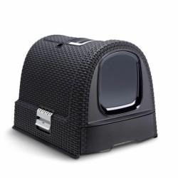 Lettiera per Gatti Curver Antracite 51 x 38,5 x 39,5 cm Plastica (Plastica)