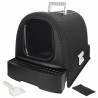 Lettiera per Gatti Curver Antracite 51 x 38,5 x 39,5 cm Plastica (Plastica)