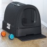 Lettiera per Gatti Curver Antracite 51 x 38,5 x 39,5 cm Plastica (Plastica)