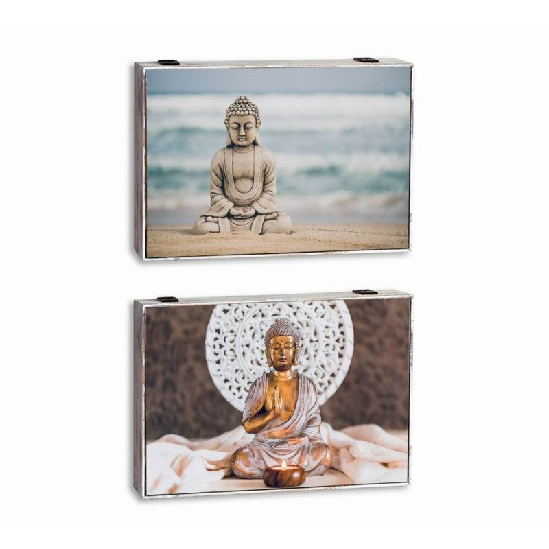 Tappi DKD Home Decor Buddha Contatore 46,5 x 6 x 31,5 cm 2 Unità Legno MDF Tappi DKD Home Decor Buddha Contatore 46,5 x 6 x 31,5 cm 2 Unità Legno MDF