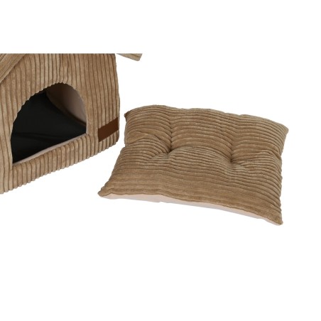 Letto per animali domestici DKD Home Decor 40 x 33 x 38 cm 48 x 37 x 40 cm Grigio Cammello Alluminio 2 Unità
