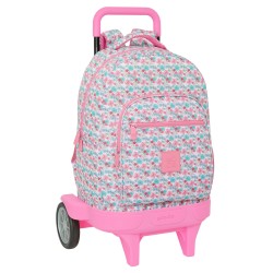 Trolley per la Scuola Moos Flores Multicolore 33 x 45 x 22 cm