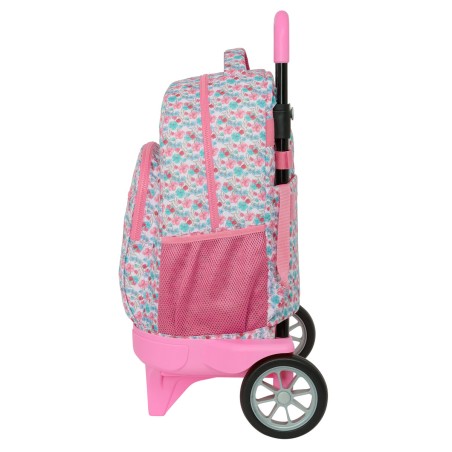 Trolley per la Scuola Moos Flores Multicolore 33 x 45 x 22 cm