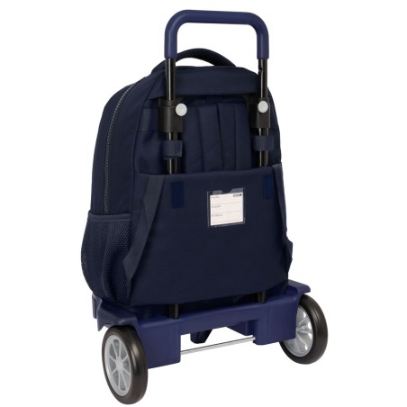 Trolley per la Scuola Real Madrid C.F. Blu Marino 33 x 45 x 22 cm