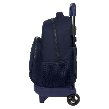 Trolley per la Scuola Real Madrid C.F. Blu Marino 33 x 45 x 22 cm