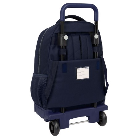Trolley per la Scuola Real Madrid C.F. Blu Marino 33 x 45 x 22 cm