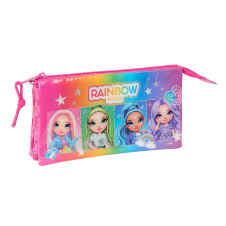 Necessaire Rainbow High Shine Multicolore 22 x 12 x 3 cm