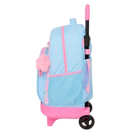 Trolley per la Scuola BlackFit8 Smile Azzurro Rosa 33 x 45 x 22 cm