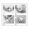 Stampo Quttin 137214 Acciaio inossidabile Empanadilla (9,5 cm)