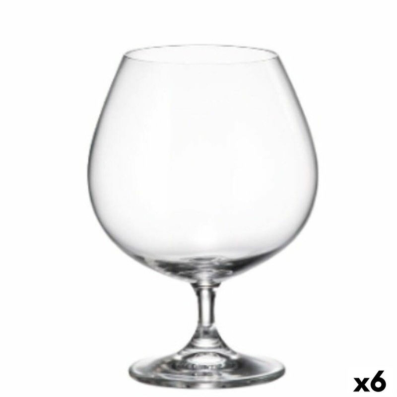 Set di Bicchieri Bohemia Crystal Clara Cognac 690 ml 6 Unità 4 Unità 7,5 x 12 x 16 cm Set di Bicchieri Bohemia Crystal Clara Cognac 690 ml 6 Unità 4 Unità 7,5 x 12 x 16 cm