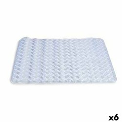 Tappeto da bagno Berilo AR1910104 Trasparente PVC 0,03 x 50 x 50 cm (6 Unità)
