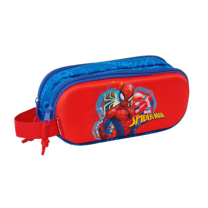 Portaoggetti Doppio Spider-Man Rosso Blu Marino 21 x 8 x 6 cm 3D Portaoggetti Doppio Spider-Man Rosso Blu Marino 21 x 8 x 6 cm 3D