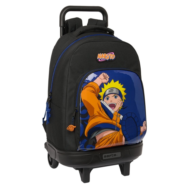 Trolley per la Scuola Naruto Ninja Azzurro Nero 33 x 45 x 22 cm Trolley per la Scuola Naruto Ninja Azzurro Nero 33 x 45 x 22 cm