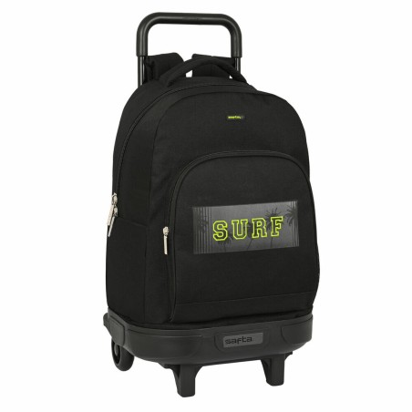 Trolley per la Scuola Safta Surf Nero (33 x 45 x 22 cm)