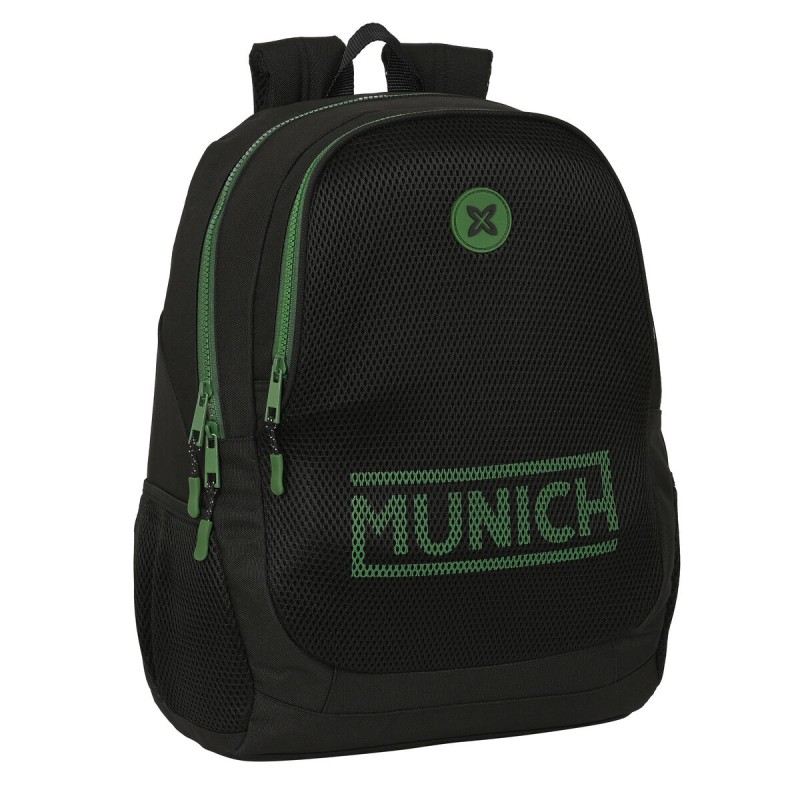 Zaino Scuola Munich Caviar Nero 32 x 44 x 16 cm Zaino Scuola Munich Caviar Nero 32 x 44 x 16 cm
