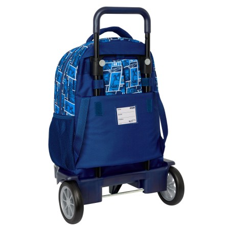 Trolley per la Scuola Hot Wheels Sonny Blu Marino 33 x 45 x 22 cm