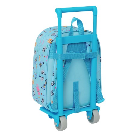 Trolley per la Scuola Bluey Blu cielo 22 x 27 x 10 cm