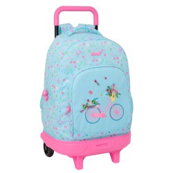 Trolley per la Scuola Safta Bicicleta Azzurro 33 x 45 x 22 cm Bicicletta