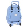 Zaino Scuola Smiley Joyful Azzurro Multicolore 33 x 45 x 22 cm