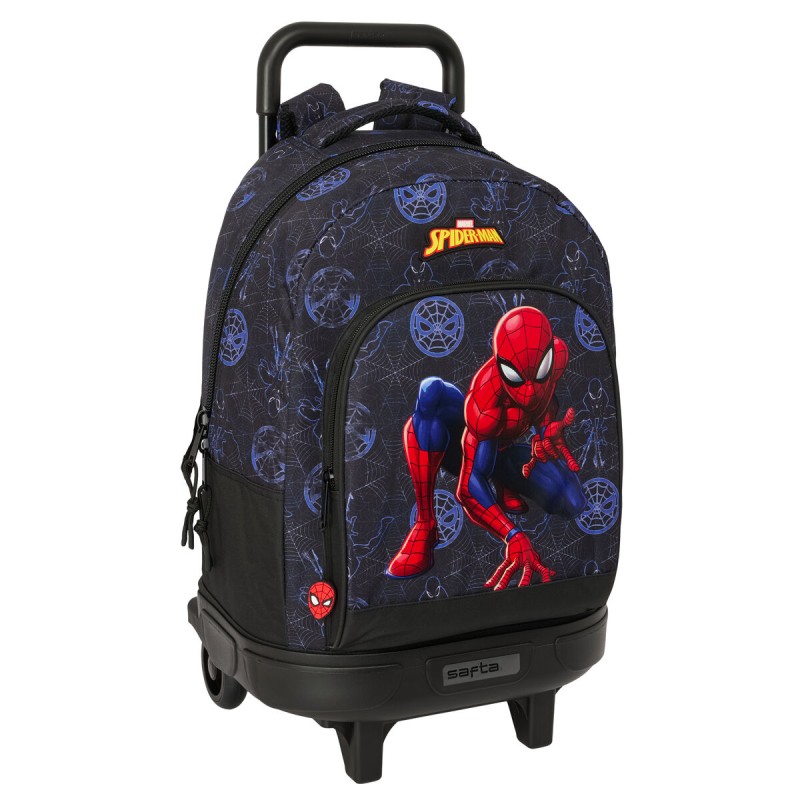 Trolley per la Scuola Spider-Man Attack Nero 33 x 45 x 22 cm Trolley per la Scuola Spider-Man Attack Nero 33 x 45 x 22 cm