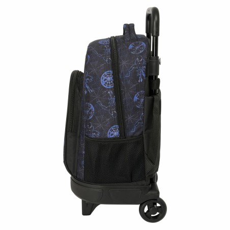 Trolley per la Scuola Spider-Man Attack Nero 33 x 45 x 22 cm