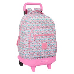 Trolley per la Scuola Moos Flores Multicolore 33 x 45 x 22 cm