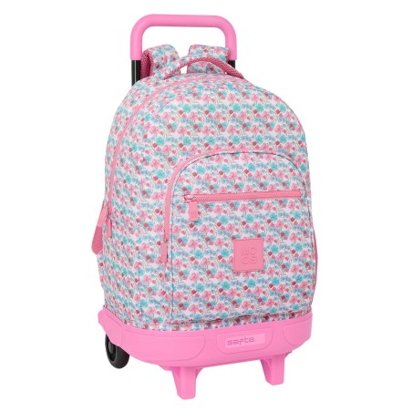 Trolley per la Scuola Moos Flores Multicolore 33 x 45 x 22 cm