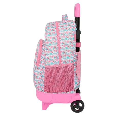 Trolley per la Scuola Moos Flores Multicolore 33 x 45 x 22 cm