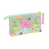 Portaoggetti Triplo Disney Princess Bloom Verde Rosa 22 x 12 x 3 cm