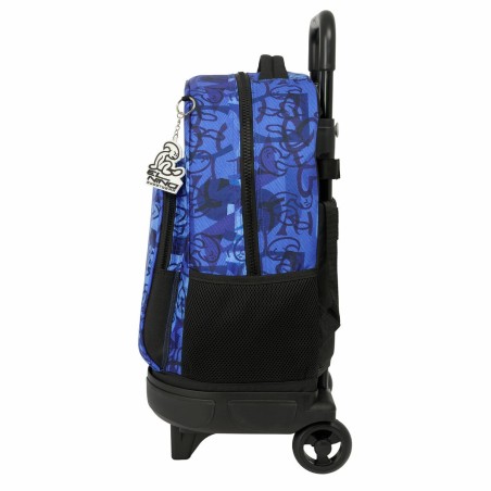 Trolley per la Scuola El Niño Roller Azzurro Nero 33 x 45 x 22 cm
