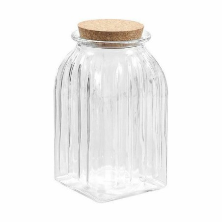 Vaso La Mediterránea A strisce 1,4 L Vetro (12 Unità)