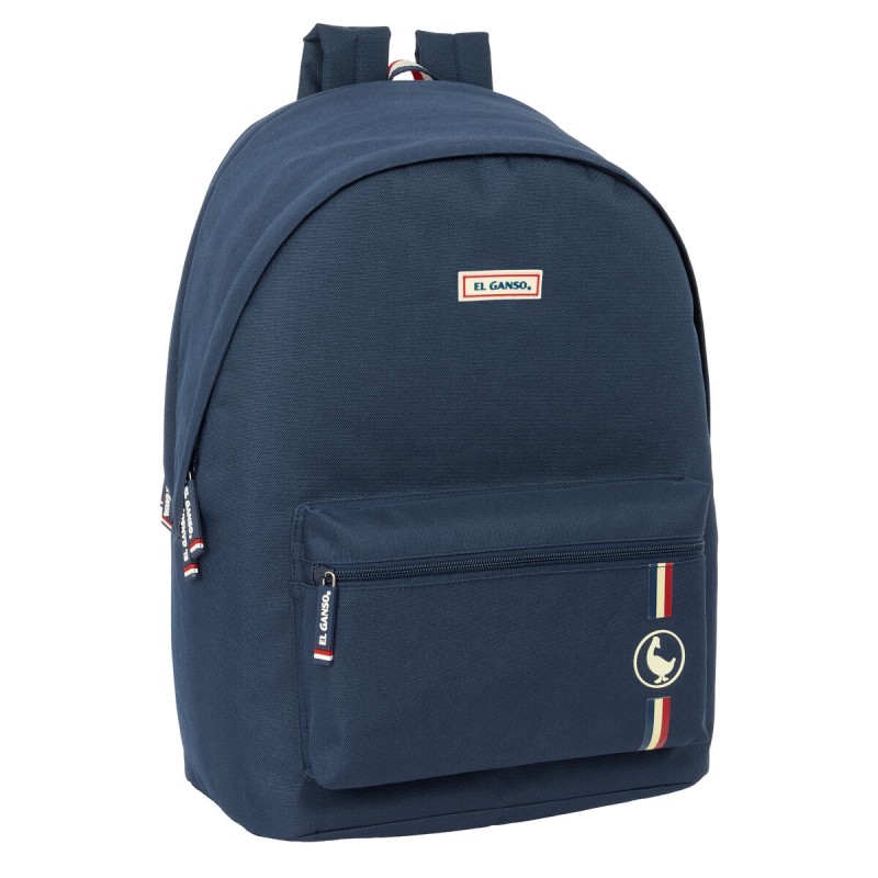 Zaino per PC Portatile e Tablet con Uscita USB El Ganso Eclipse Blu Marino Zaino per PC Portatile e Tablet con Uscita USB El Ganso Eclipse Blu Marino