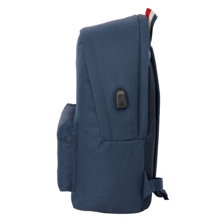 Zaino per PC Portatile e Tablet con Uscita USB El Ganso Eclipse Blu Marino