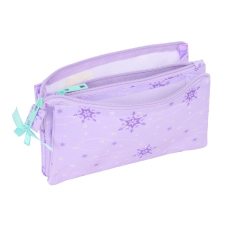 Portaoggetti Triplo Frozen Spirit Lilla 22 x 12 x 3 cm