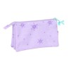 Portaoggetti Triplo Frozen Spirit Lilla 22 x 12 x 3 cm