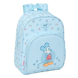 Zaino per Bambini Mickey Mouse Clubhouse Baby Azzurro Chiaro 28 x 34 x 10 cm