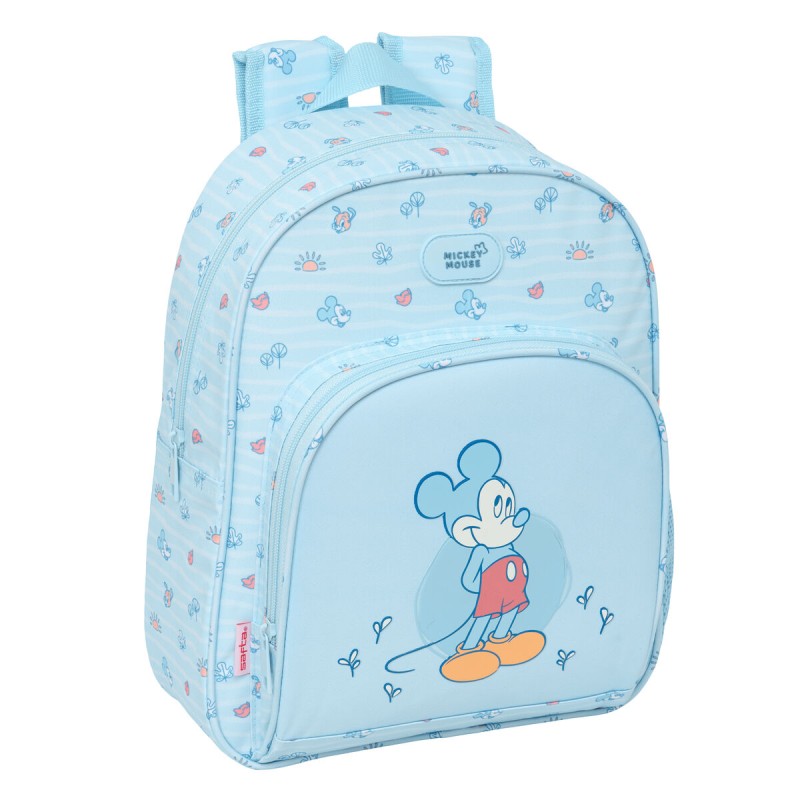 Zaino per Bambini Mickey Mouse Clubhouse Baby Azzurro Chiaro 28 x 34 x 10 cm Zaino per Bambini Mickey Mouse Clubhouse Baby Azzurro Chiaro 28 x 34 x 10 cm