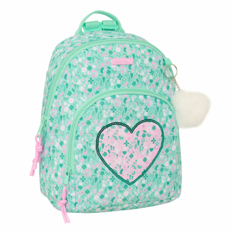 Zaino Casual Safta Cuore Menta 25 x 30 x 13 cm Mini Zaino Casual Safta Cuore Menta 25 x 30 x 13 cm Mini