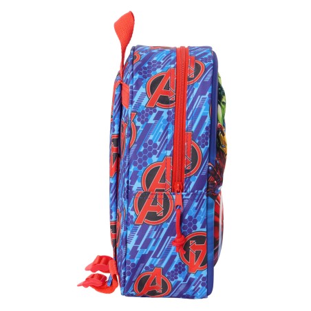 Zaino per Bambini The Avengers Rosso Blu scuro 22 x 27 x 10 cm 3D