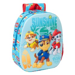 Zaino per Bambini The Paw Patrol Azzurro 27 x 33 x 10 cm 3D