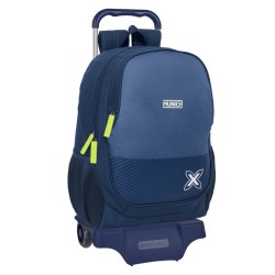 Trolley per la Scuola Munich Blue indigo Azzurro 32 x 44 x 16 cm