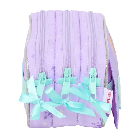 Portaoggetti Triplo Frozen Spirit Lilla 21,5 x 10 x 8 cm