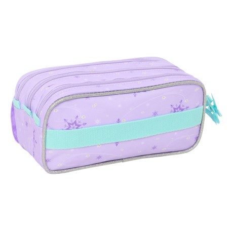 Portaoggetti Triplo Frozen Spirit Lilla 21,5 x 10 x 8 cm