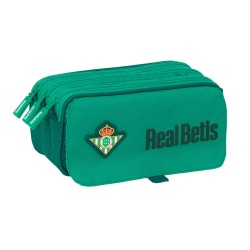 Portaoggetti Triplo Real Betis Balompié Verde 21,5 x 10 x 8 cm