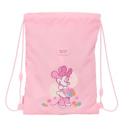 Zainetto con Cordini Minnie Mouse Baby Rosa 26 x 34 x 1 cm