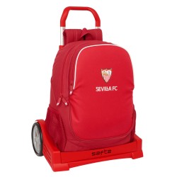 Trolley per la Scuola Sevilla Fútbol Club Rosso 32 x 43 x 14 cm