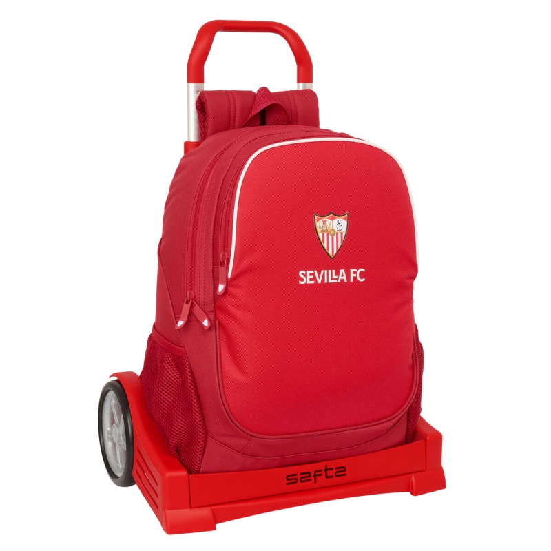 Trolley per la Scuola Sevilla Fútbol Club Rosso 32 x 43 x 14 cm Trolley per la Scuola Sevilla Fútbol Club Rosso 32 x 43 x 14 cm