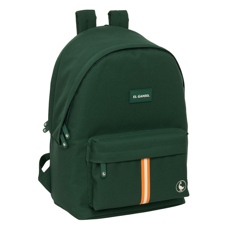 Zaino per PC Portatile e Tablet con Uscita USB El Ganso Basics Verde Zaino per PC Portatile e Tablet con Uscita USB El Ganso Basics Verde