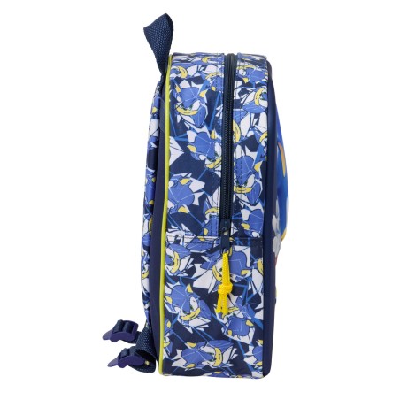 Zaino Scuola Sonic City Azzurro 22 x 27 x 10 cm