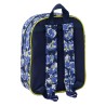 Zaino Scuola Sonic City Azzurro 22 x 27 x 10 cm
